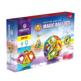 Set de constructie magnetic 3 D Magic Ball 26 piese Magspace