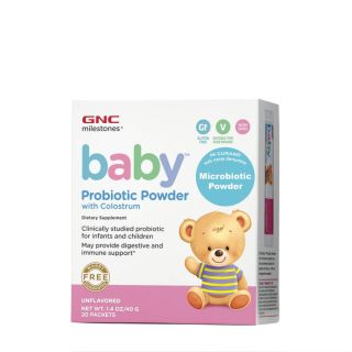 Baby Probiotic pudra cu colostru 20 plicuri GNC Milestones
