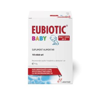 Eubiotic Baby Stick Labormed 10 stickuri