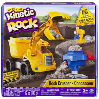 Nisip Kinetic Sand Rock Set Excavator 340 g