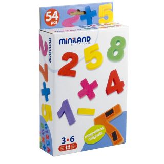 Numere magnetice Miniland 54 buc