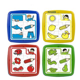 Set de 4 puzzle educative Miniland