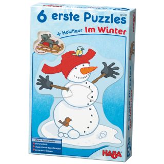 Set 6 puzzle, Haba, Winter Fun, 2ani+