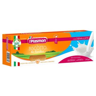 Plasmon – Biscuiti cu crema de lapte, 240g (de la 12 luni)