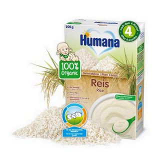 Cereale Humana Bio din orez fara lapte 200 gr