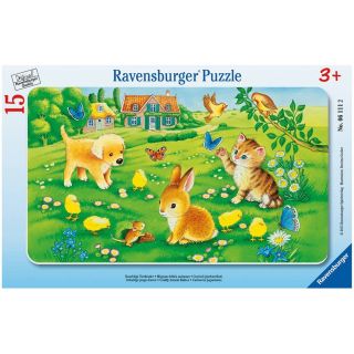 Puzzle Animale Dragalase, 15 Piese RVSPC06111