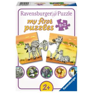 Puzzle Familii Animale, 9X2 Piese RVSPC06943