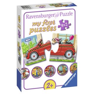 Puzzle Vehicule, 9X2 Piese RVSPC07036