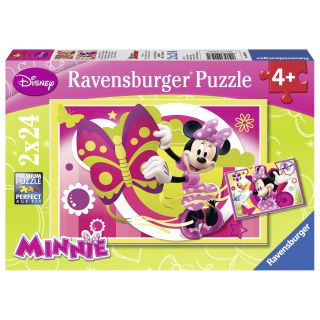 Puzzle- O Zi Cu Minnie, 2X24 Piese RVSPC09047