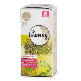 Absorbante zilnice din bumbac 1 picatura (pantyliners) Lunay