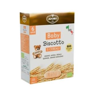 Adoro Bio biscuiti cu 5 cereale 100g + 6 luni