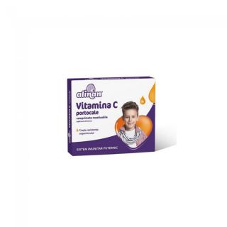 Alinan Vitamina C portocale 20 comprimate Fiterman