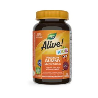 Alive Gummies Multivitamine pentru copii 90 jeleuri Secom 