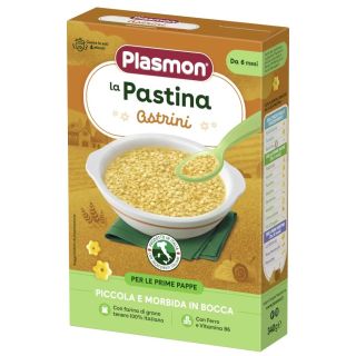 Plasmon – Paste Astrini, in forma de floricele, 340 g (de la 5 luni)