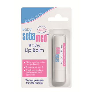 Baby Sebamed Balsam dermatologic protector pentru buze
