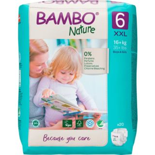 Bambo Nature Eco-Friendly Scutece 16+ kg (Marimea 6) 20 buc