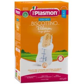 Plasmon Biscuiti intregi BIBERON 200 gr  4 luni+