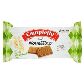  Campiello biscuiti Novellino cu fibre si faina integrala, 380g, 