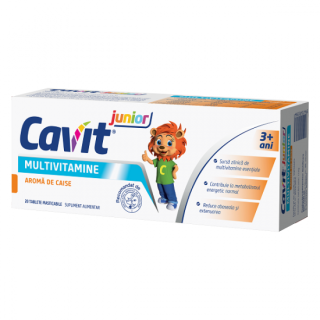 Cavit Junior Multivitamine Vanilie Biofarm