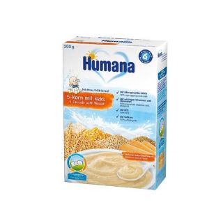 Cereale Humana cu 5 cereale si biscuiti de la 6 luni 200 g