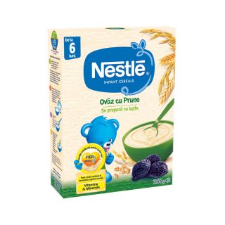 Cereale Ovaz cu prune Nestle 6 luni+