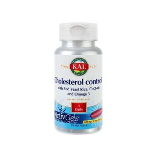 Cholesterol Control drojdie orez rosu Q10 omega3 30cps Secom