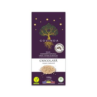 Ciocolata vegana cu susan rumenit Govinda 100 g