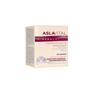 Aslavital MineralActiv Crema hidratanta antipoluare SPF110