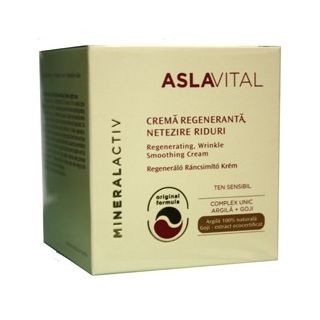 Aslavital Crema Regeneranta, netezire riduri (de noapte)