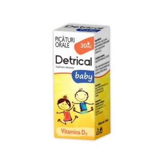 Detrical D3 Baby picaturi 30 ml Zdrovit