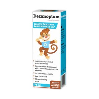 Solutie impotriva paduchilor Dezanoplum 75 ml Zdrovit