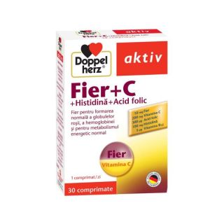Fier + C + Histidină + Acid folic Doppelherz aktiv