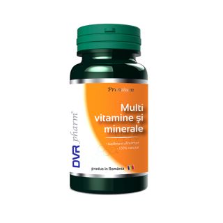 Multivitamine si minerale 60 capsule DVR Pharm