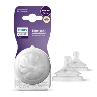 Tetina Natural 6 luni+ cu debit rapid Philips Avent SCF044/27