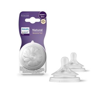 Tetina Natural cu debit mediu 3 luni+ Philips Avent SCF043