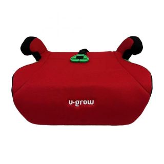 Inaltator auto pentru copii U-Grow, 125-150cm, certificat R129, fara isofix, rosu/negru