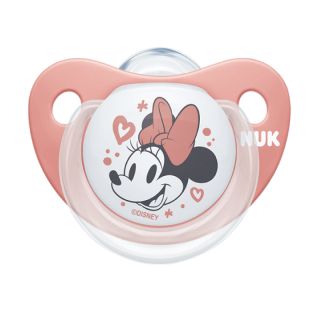 Suzeta Nuk Disney Mickey Silicon 0-6 luni M1 Roz