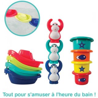 LUDI Jucarie de baie Mini Monkeys""