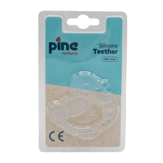 Jucarie de dentitie din silicon, model Ratusca Pine Natura X 1 buc