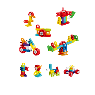 Set de constructie STEAM - Fun Blocks (26 piese)