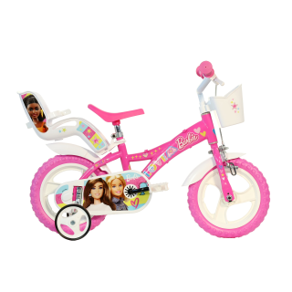 Bicicleta copii 12" - Barbie roz