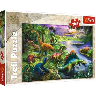 Puzzle Trefl Dinozauri 260 piese