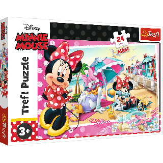 Puzzle Trefl Maxi Disney Minnie Mouse, Concediul lui Minnie 24 piese