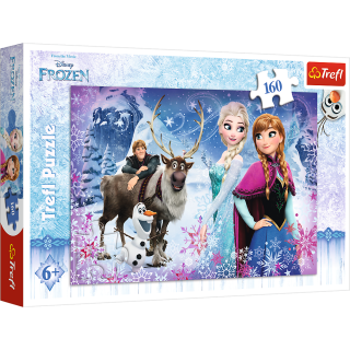 Puzzle Trefl Disney Frozen, Aventura iernii 160 piese