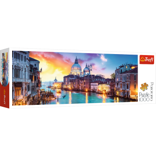 Puzzle Trefl Panorama, Canal Grande Venetia 1000 piese