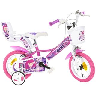 Bicicleta copii Dino Bikes 12' Fairy roz