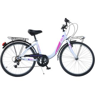 Bicicleta Dino Bikes 24' City Summertime alb