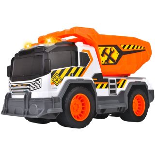 Camion de constructie Dickie Toys Dump Truck 30 cm cu lumini si sunete