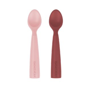 Set Lingurite Minikoioi, 100% Premium Silicon – Pinky Pink / Velvet Rose