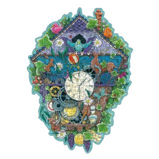 Puzzle lemn ceas 300 piese